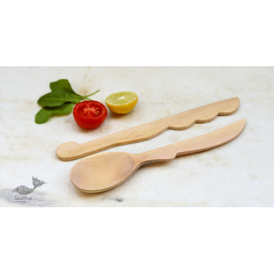 Purnak ✼ Udayagiri Wooden Cutlery - Set of Tow ✼ { 10 }